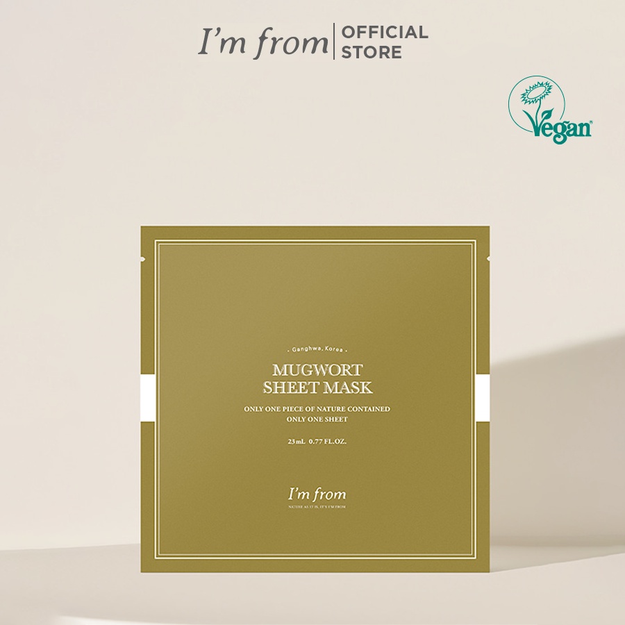 Mặt Nạ Dịu Da I'm from Mặt nạ Mugwort Sheet mask