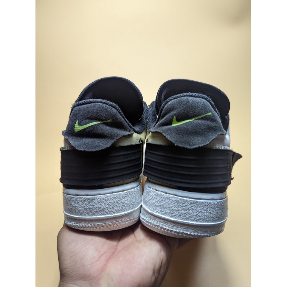 Giày 2hand Nike Air Force 1 Type White Black Volt - AT7859-101 - Giày Cũ Sài Gòn