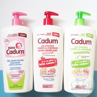 Sữa tắm gội sơ sinh Cadum - 750ml