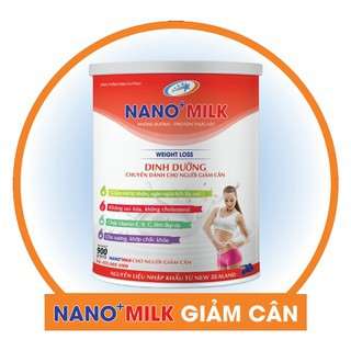 Sữa giảm cân nano milk weight loss hộp 900g