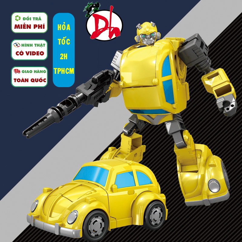 Mô hình đồ chơi robot optimus biến hình máy bay, xe cứu thương, xe đầu kéo cho bé