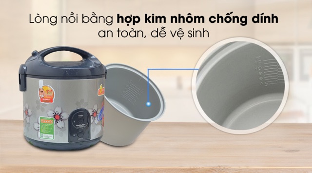 Nồi cơm điện cao SHAPR KS-R231STV