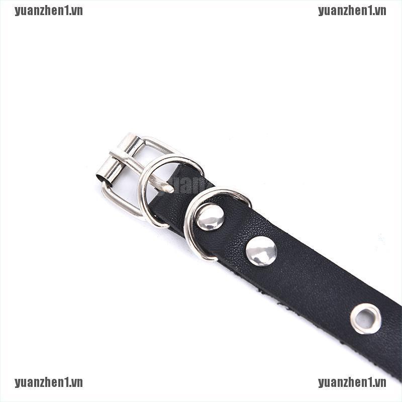 [YUANZHEN1] Vòng Cổ Choker Da Phong Cách Punk Gothic Dành Cho Nữ