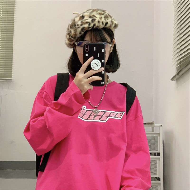 Áo thun tay dài form rộNG NEKO.SG, Áo thun Streetwear Ulzzang SWT02