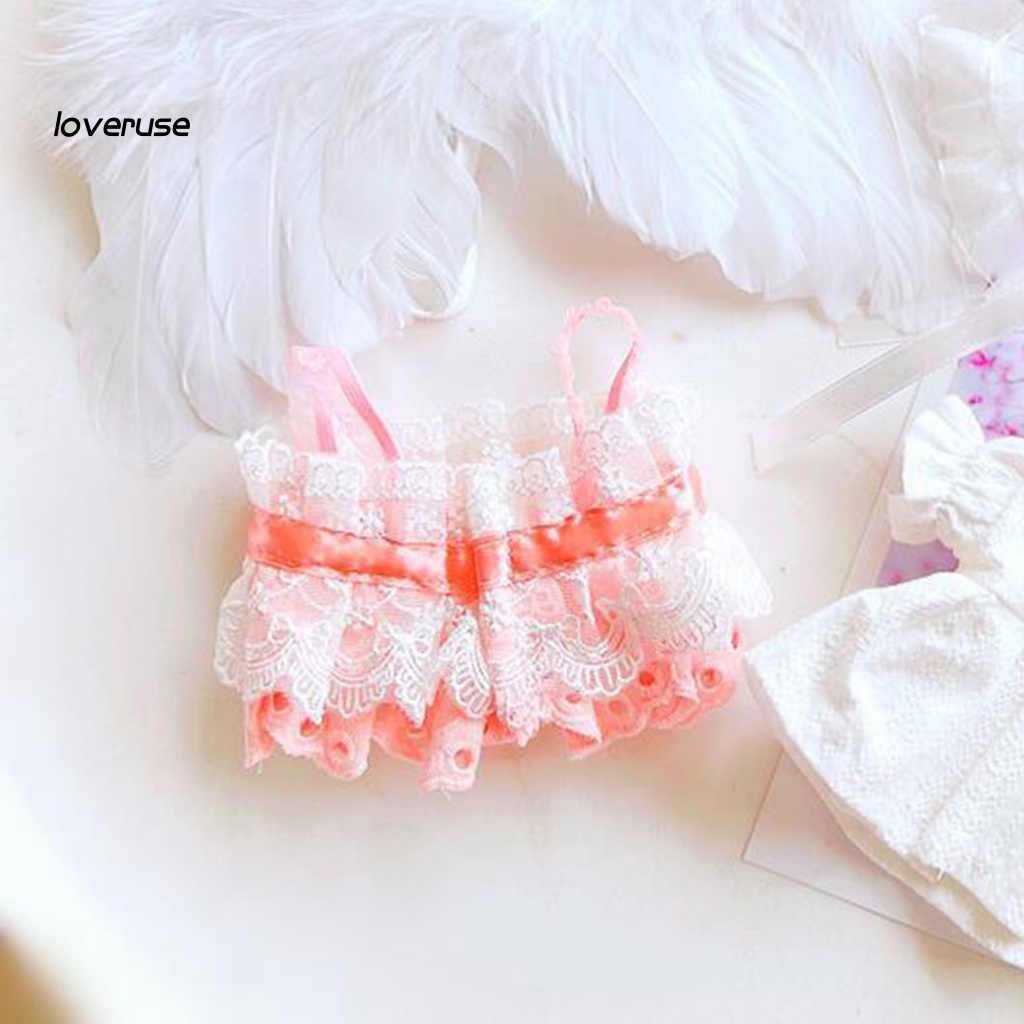 1 Bộ Quần Áo Búp Bê Dài 20cm Hình Cánh Thiên Thần Bằng Cotton
