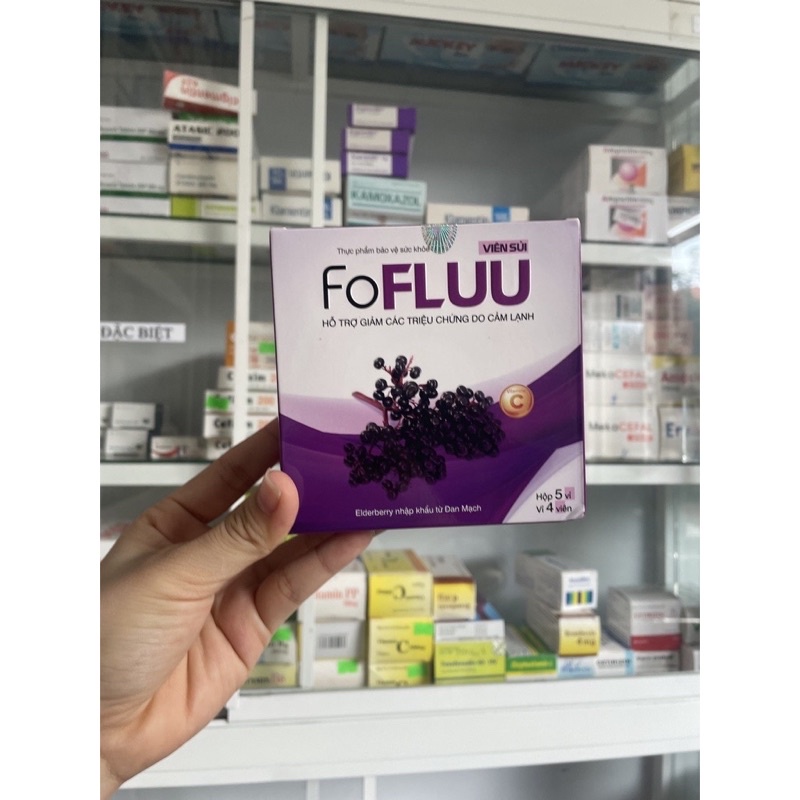 Viên sủi Fo FLUU - Hỗ trợ giảm các triệu chứng do cảm lạnh, tăng cường sức đề kháng