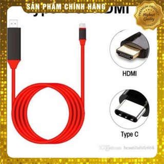 Cáp usb-c type-c to hdtv hdmi cable adapter cable 4k for samsung s8/s8+/s10...có bảo hành