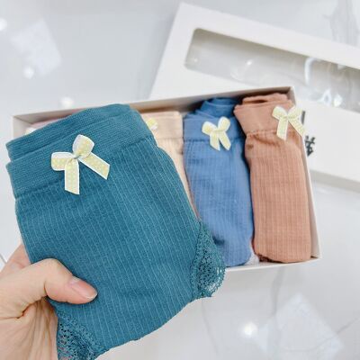 Min's Shoes - Hộp 5 quần chíp nữ cotton xuất Nhật Quần 126