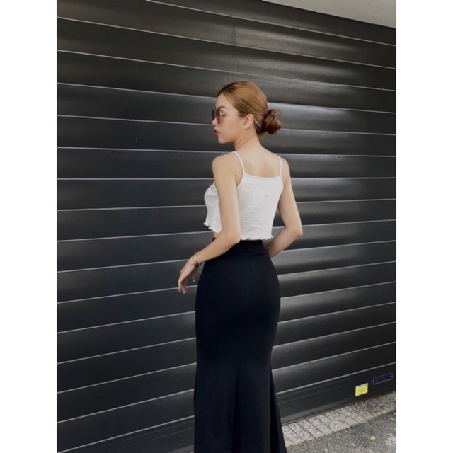 SET ÁO CROPTOP + CHÂN VÁY ĐUÔI CÁ TIẾT KIỆM CẢ SET HƠN 50K