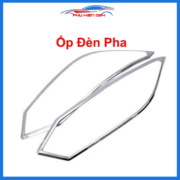 Ốp viền đèn pha hậu mạ crom Honda H-RV chống trầy trang trí bảo vệ xe