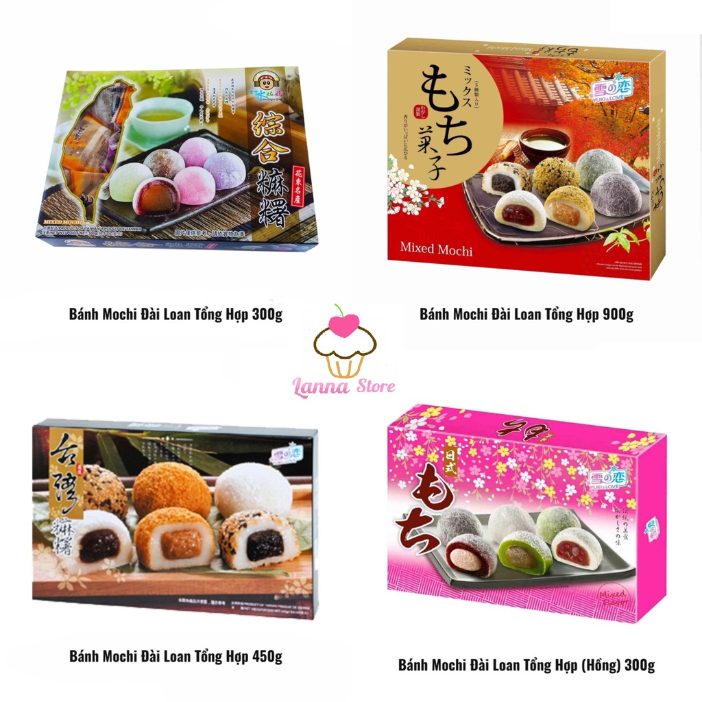 [Quà Biếu] Tổng Hợp Bánh mochi Yuki &amp; Love - Taiwan 🇹🇼.
