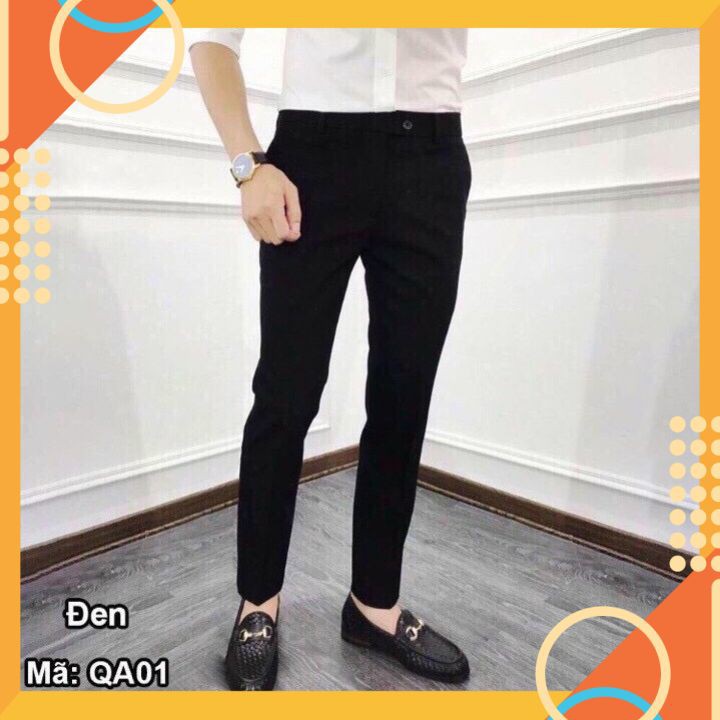 Quần Tây Nam Dáng Ôm Body Chất Vải Cao Cấp Dày Dặn Co Giãn Nhẹ Thời Trang Luty_shop90 Ms727