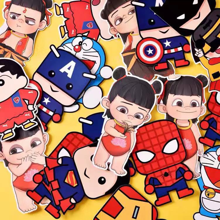Lì Xì Thế Hệ Mới - Set 10 Túi Lì Xì Phiên Bản ChiBi Nhân Vật Hoạt Hình Thần Tượng No.101381