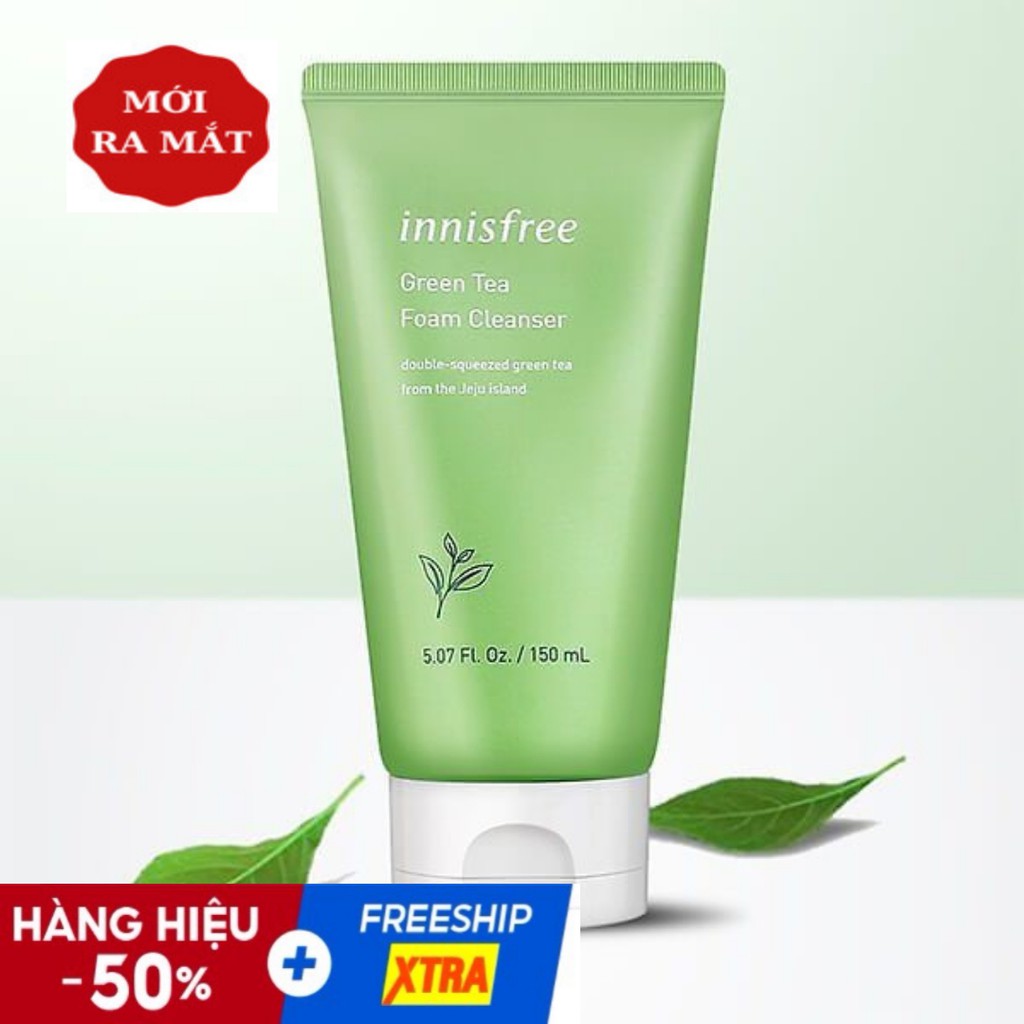 Sữa Rửa Mặt  Trà Xanh Innisfree GREEN TEA  FOAM CLEANSER 150ml)