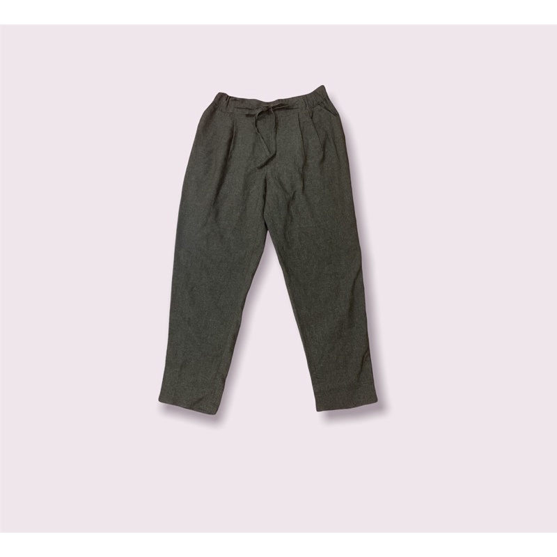 Quần baggy vải cạp chun secondhand