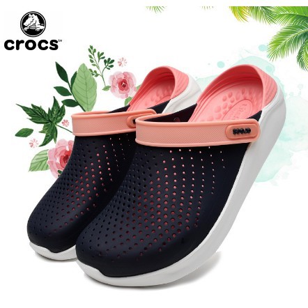 Dép Sandal Crocs Màu Đen Thời Trang Cho Nam Nữ