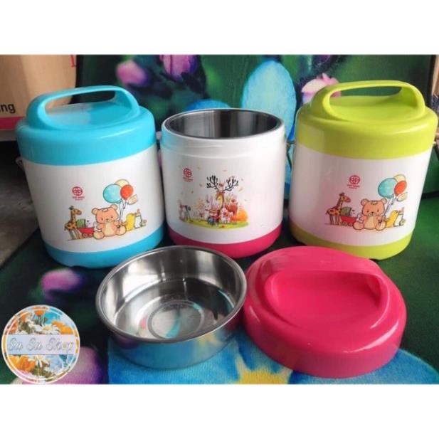 ( HÀNG HOT) Bình Ủ Inox 2 Ngăn Việt Nhật | Cặp Lồng Đa Năng Cao Cấp Tiện Dụng ( RẺ VÔ ĐỊCH)