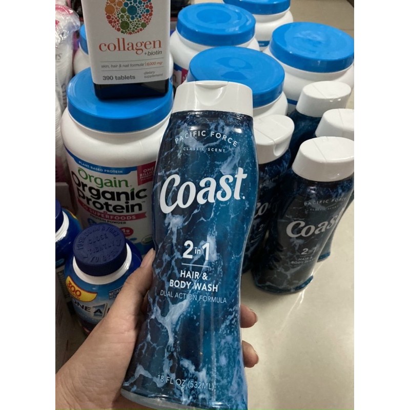 Tắm gội Coast vòi 946 ml hàng Mỹ 100%