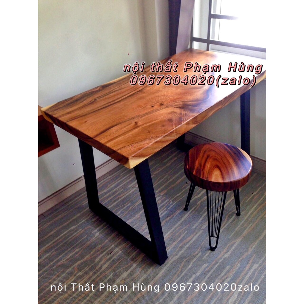 Bàn gỗ me tây nguyên tấm giá rẻ xưởng cung cấp sỉ giá tốt