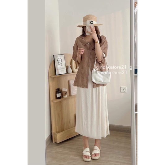 Áo sơ mi cộc tay Nana21 Nanastore21