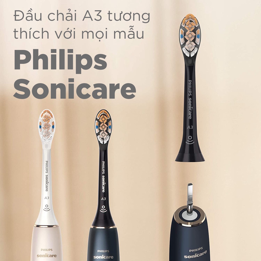 Đầu bàn chải điện Philips Sonicare Genuine A3 Premium All-in-One Cao cấp