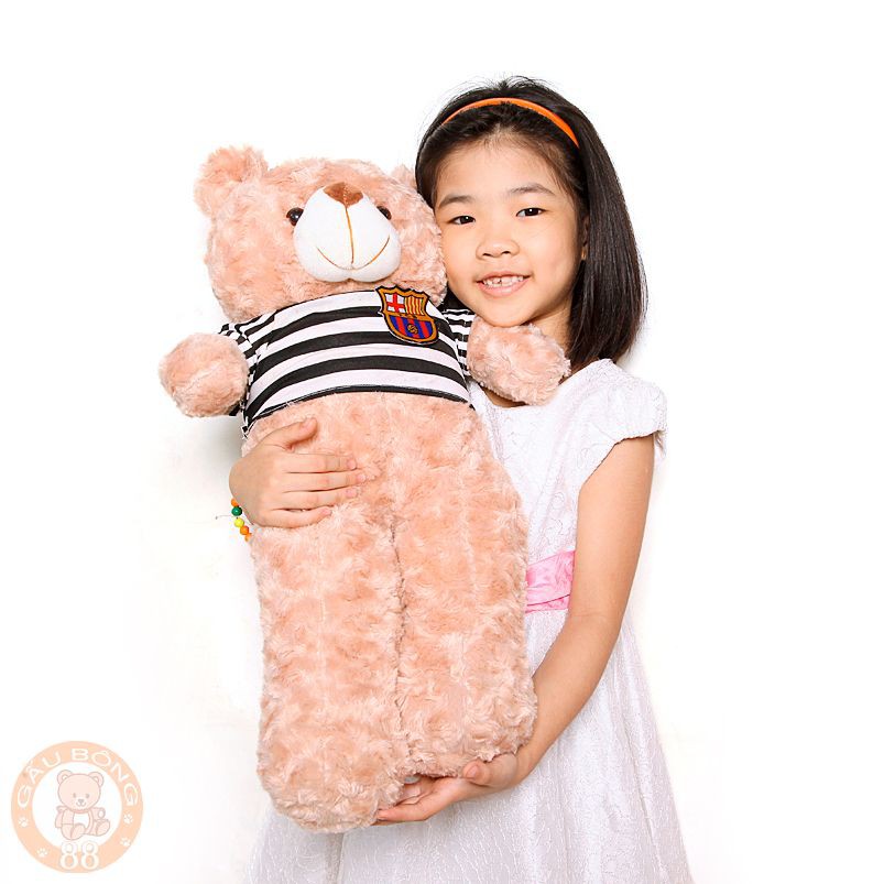 Gấu bông teddy cao cấp size 60cm màu vani