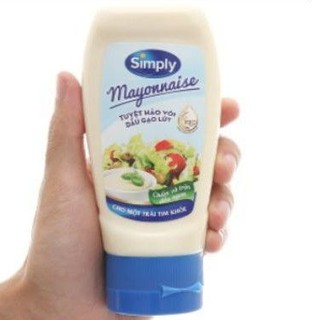 Sốt mayonmaise simply chai 230g