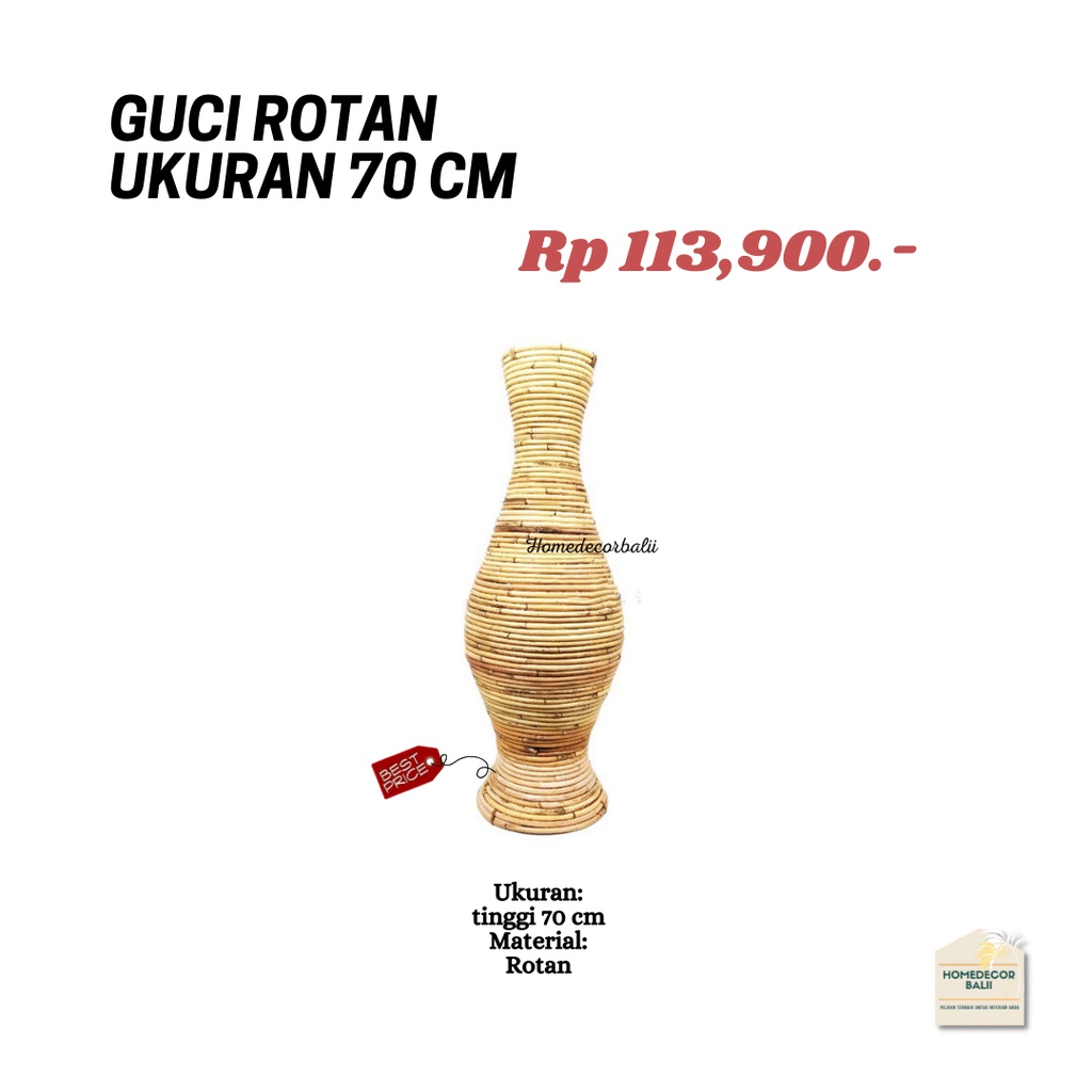 Bình Hoa Đan Mây 70cm Chất Lượng Cao