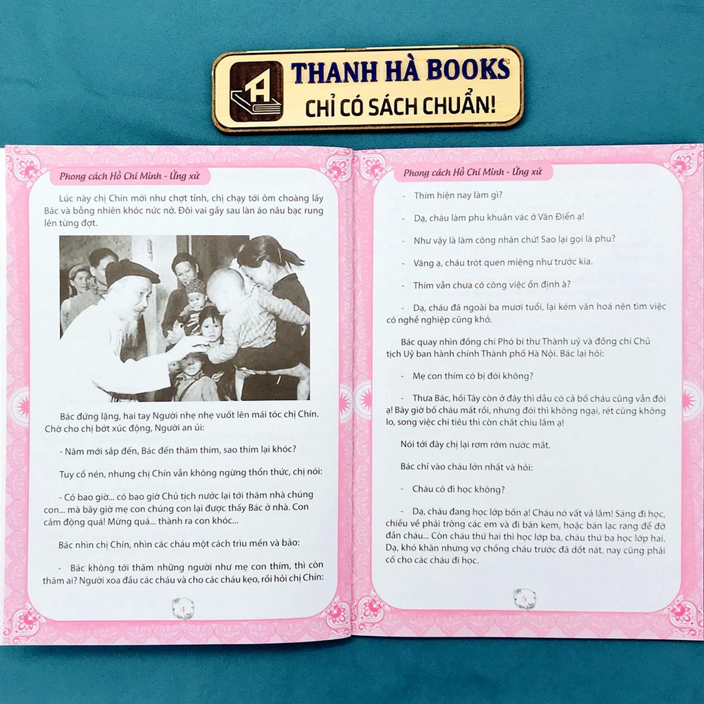 Sách - Phong cách Hồ Chí Minh: Lối sống, Sinh hoạt, Quần chúng, Làm việc, Ứng xử, Lãnh đạo (Lẻ tùy chọn)