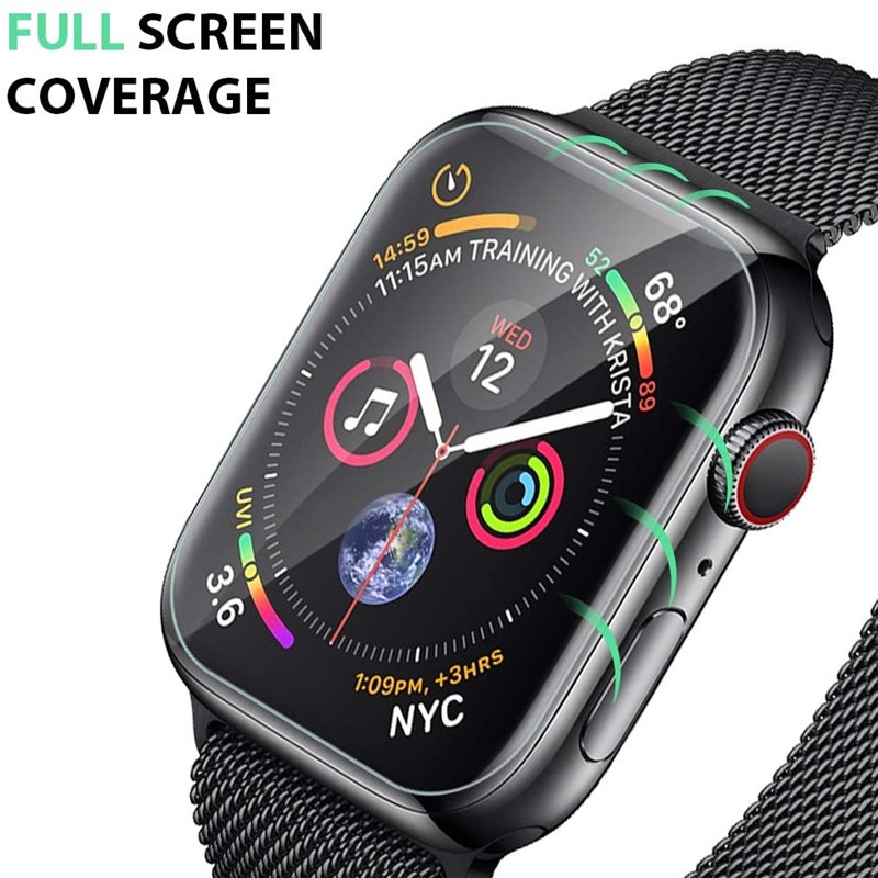 Kính cường lực bảo vệ màn hình đồng hồ Apple Watch 7 6 SE 5 4 41MM 45MM 3 40 44 42 38 MM