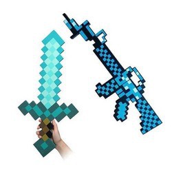 Combo Thanh Kiếm Súng Minecraft Diamond cực đẹp