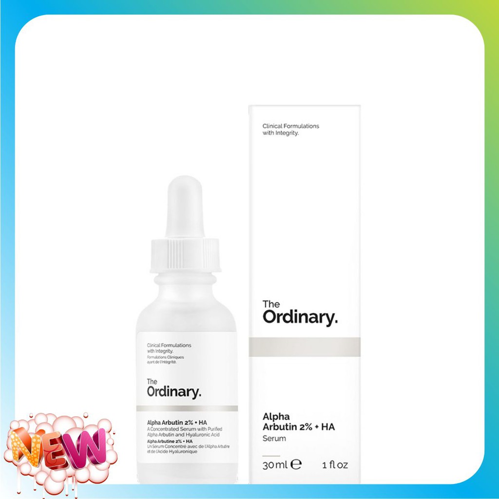 [Shopee Trợ Giá] The Ordinary Alpha Arbutin 2%+ HA 30ml - Serum trắng da mờ thâm