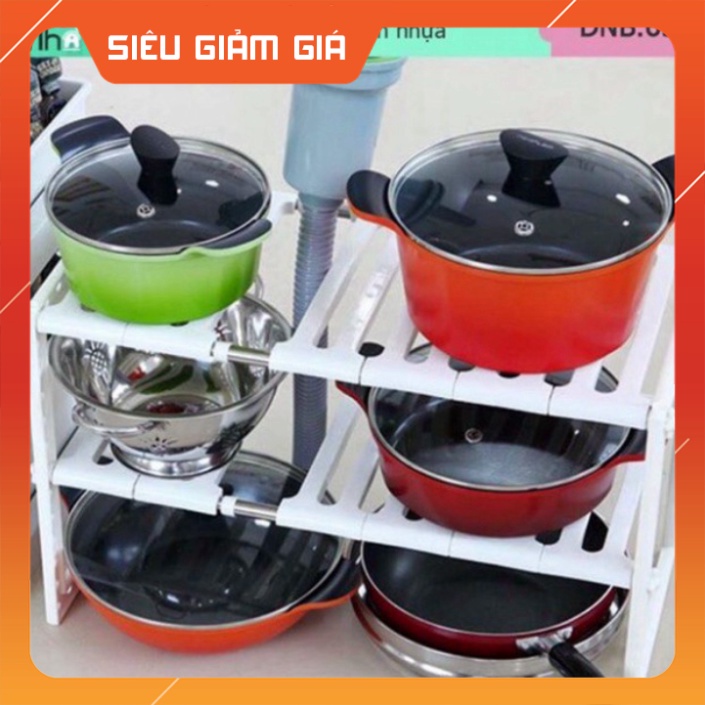 KỆ ĐỂ ĐỒ GẦM BẾP 2 TẦNG (BÁN BUÔN GIÁ RẺ NHẤT)