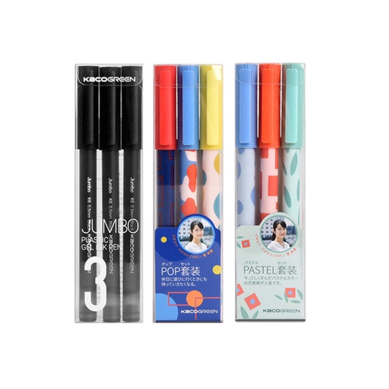 Bút gel Kaco JUMBO Nét 0.5mm Công Nghệ Duraball.