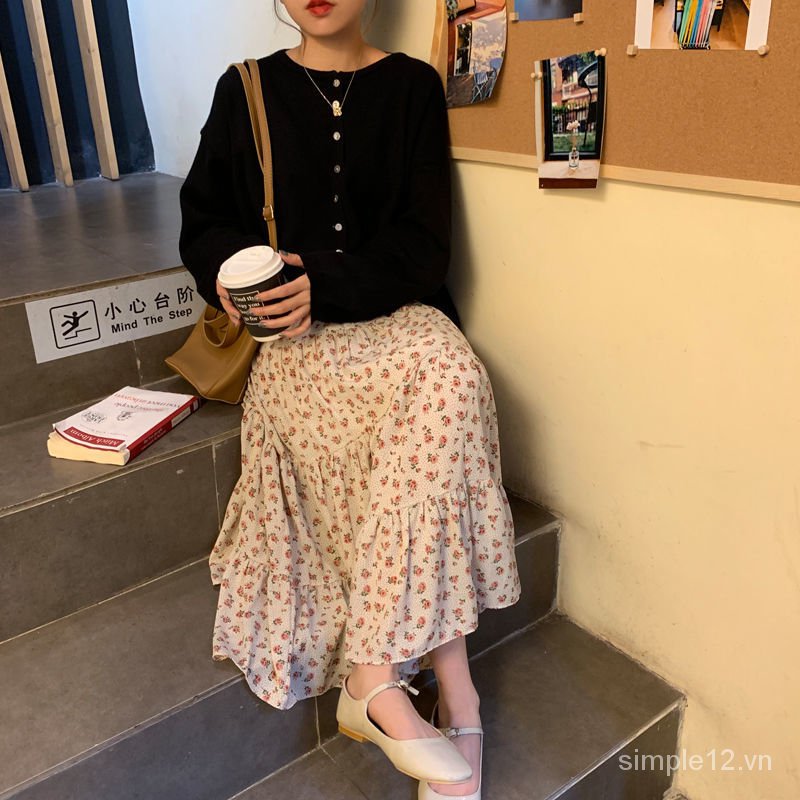 Chân Váy Hoa Lưng Cao Thời Trang Hè 2021 Cho Nữ | BigBuy360 - bigbuy360.vn