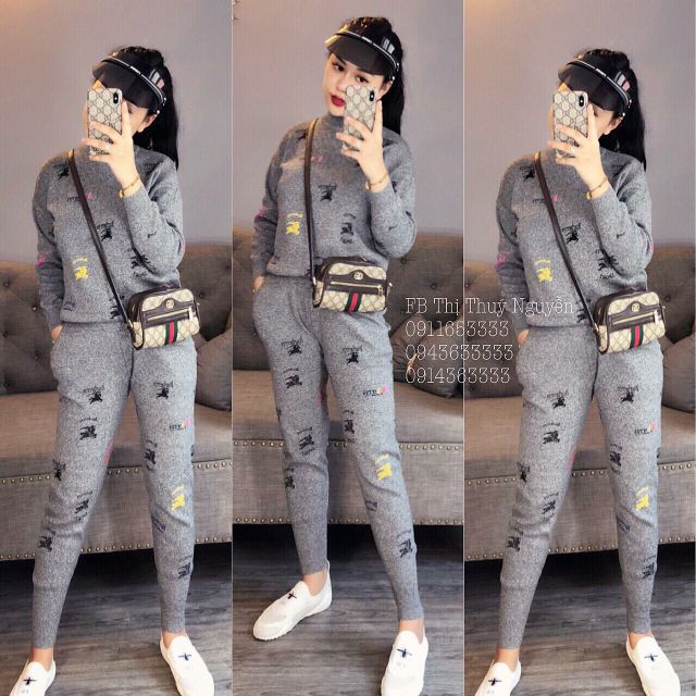 Bộ nỉ da cá chất đẹp