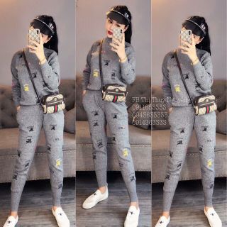 Bộ nỉ da cá chất đẹp