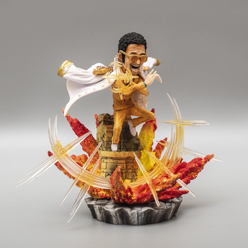 Mô hình One Piece Đô đốc hải quân Kizaru, mô hình OnePiece Figure Đô đốc hải quân Kizaru khỉ vàng Haki Shop