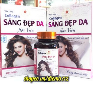 VIÊN UỐNG COLLAGEN HOA VIÊN - HỘP 30 VIÊN