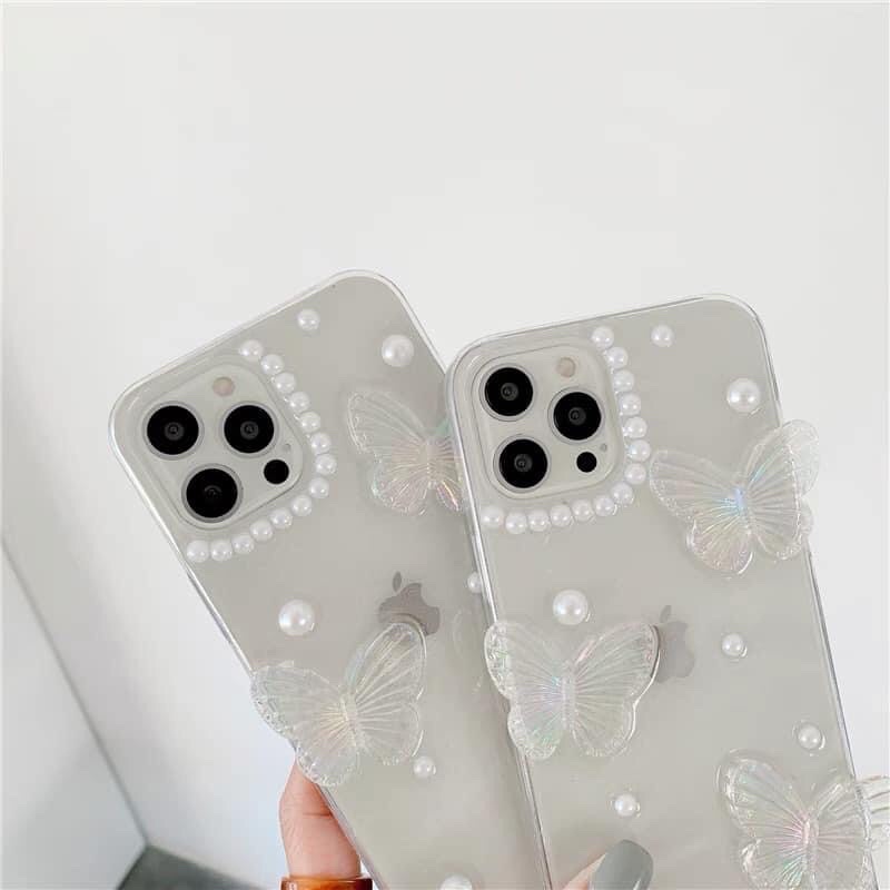 Ốp trong đính viền ngọc hình bướm