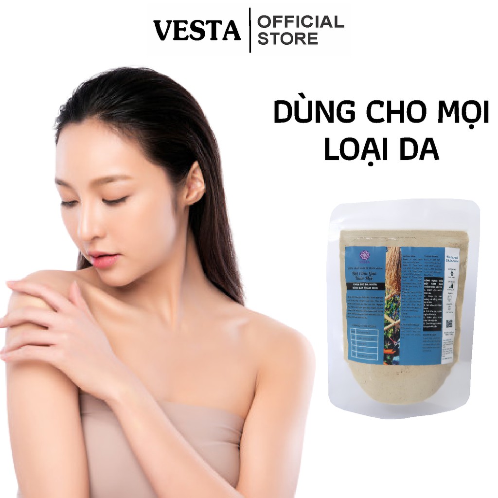 Bột Cám Gạo Thảo Mộc Nguyên Chất Vesta 100gr