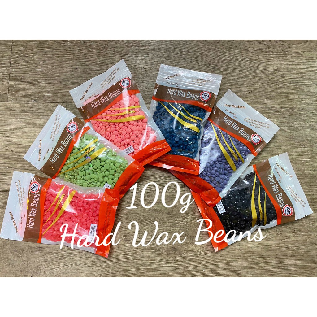 (Free que gỗ) Sáp wax lông nóng dạng hạt đậu Viên Hard Wax Beans 100g | BigBuy360 - bigbuy360.vn