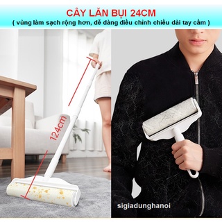 Cây lăn bụi 24cm - dính tóc, dính bụi, dính lông chó mèo