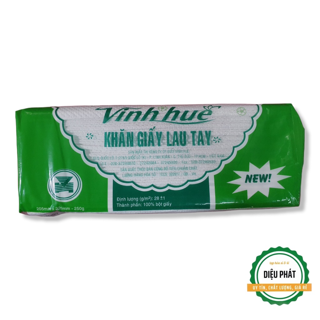 ⚡️ Khăn Giấy Lau Tay Vĩnh Huê 250g