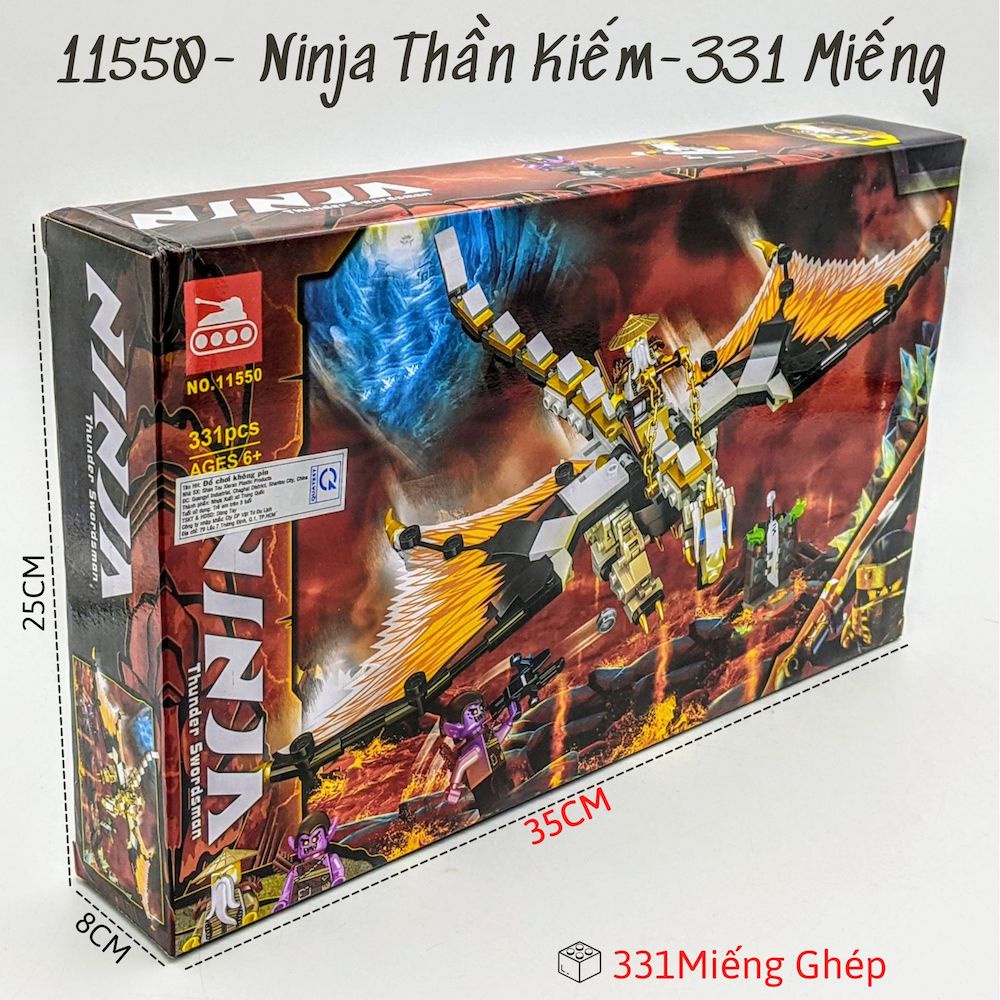 Đồ chơi lắp ráp LEGO NINJA - Hành trình đến ngục đầu lâu - 511 miếng ghép