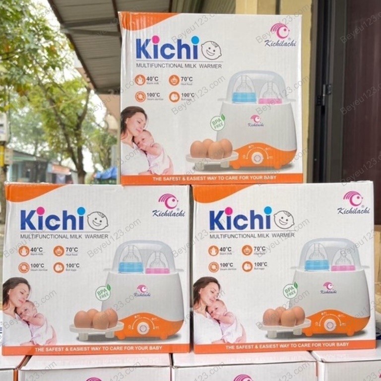 Máy hâm sữa và tiệt trùng 2 bình sữa cổ rộng Kichilachi Kichi (Tương tự Fatzbaby Fatz FB3012SL)