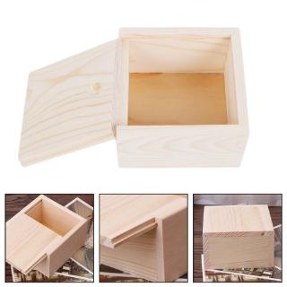 Hộp đựng đồ bằng gỗ tự nhiên không sơn Hộp đựng đồ thủ công ngực
