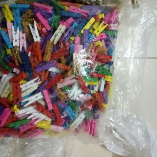 1 bịch 1000 kẹp gỗ