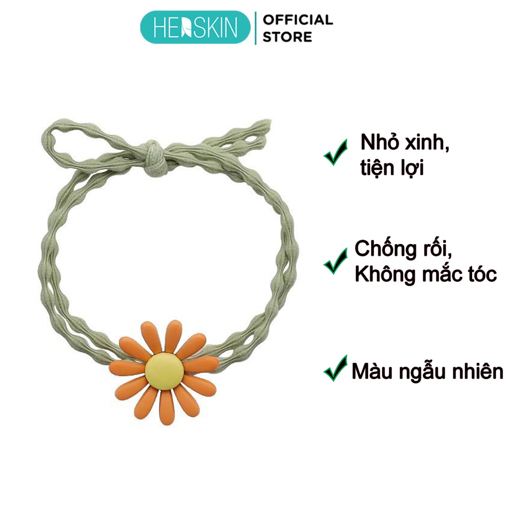 Dây Cột Tóc Hoa Cúc Herskin Co Giãn Chống Rối