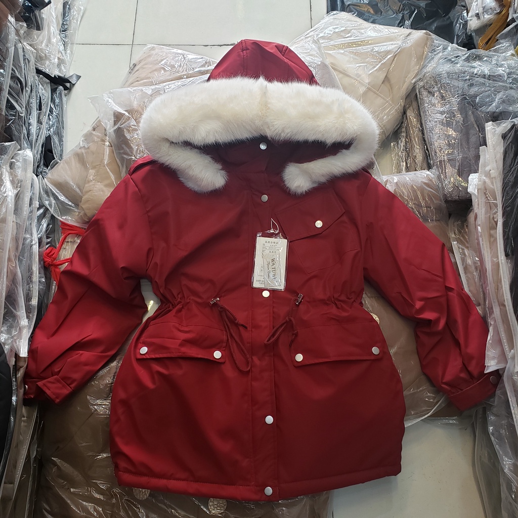 Áo Parka Nữ Mũ Lông Thỏ, Áo Khoác Nữ AnyShang Phong Cách Xịn Sò Ấm Cực ANS823